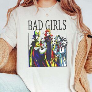 Vintage Disney Villains Bad Girls Group T-shirt, Maleficent Ursula Evil Queen